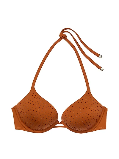 Essential Bombshell Add-2-Cups Diamanté Push-Up Bikini Top