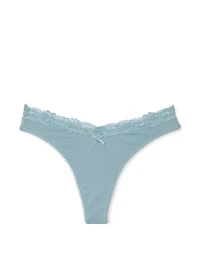 Ultra-Fine Modal High-Leg Scoop Thong Panty
