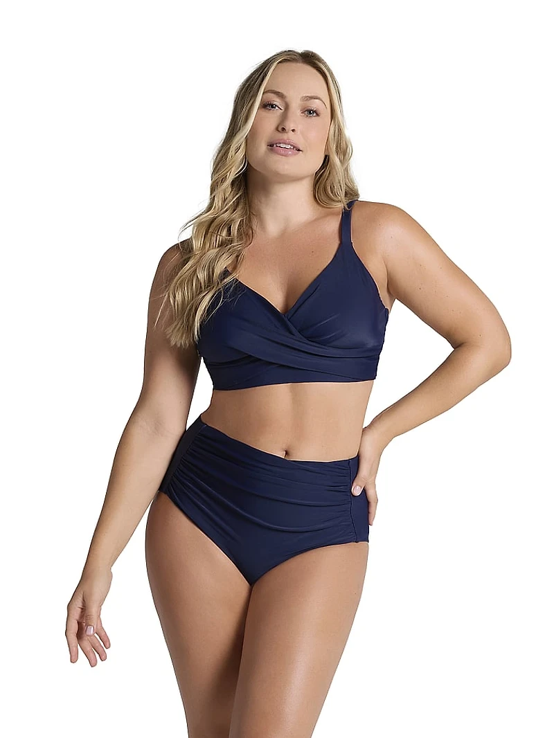 Criss-Cross Tie-Back Bikini Top