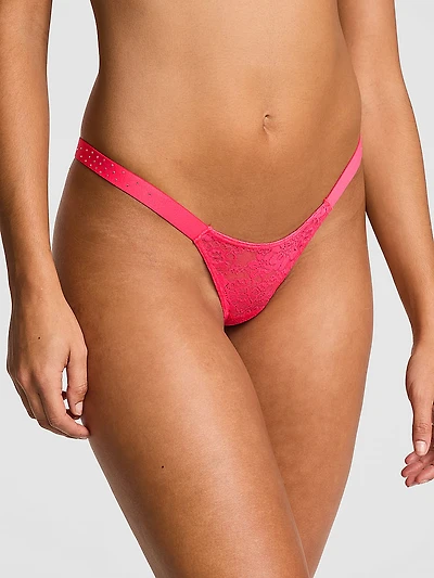 Wink Bling Lace Micro Thong Panty