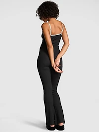 Lounge Ribbed Henley Cami & Pants Set