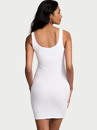 100% Cotton Rib Tank Slip Dress