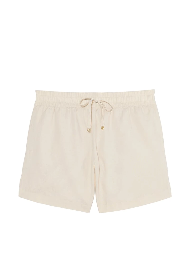 Beachwear Linen Cover-Up Shorts