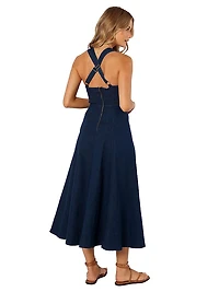 Everly Crossback Midi Dress