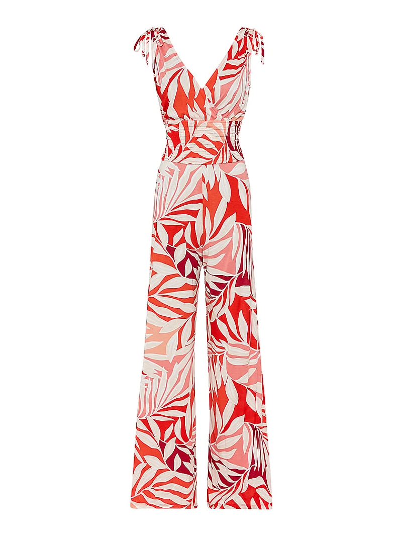 Tie-Shoulder Jumpsuit