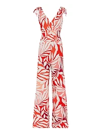 Tie-Shoulder Jumpsuit