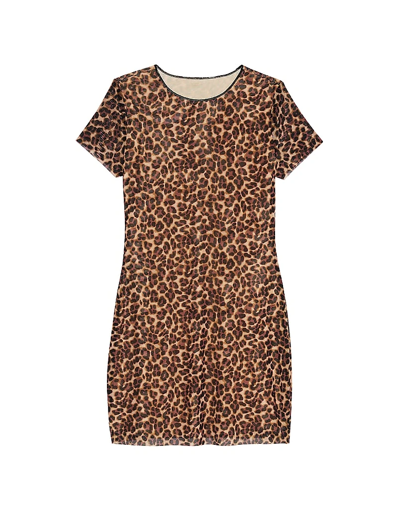 Beachwear Mesh Mini Dress