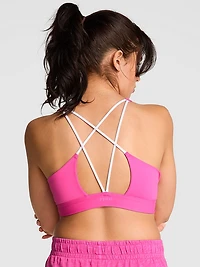 Relay Strappy Plunge Sports Bra