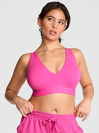 Relay Strappy Plunge Sports Bra
