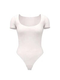 Bodywear by Victoria with FeatherSoft™ Innovation Square-Neck Bodysuit