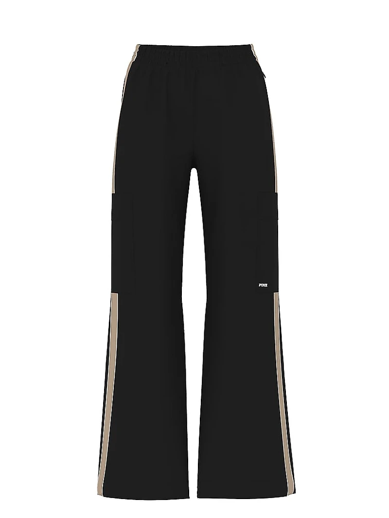Tech Woven Wide-Leg Pants