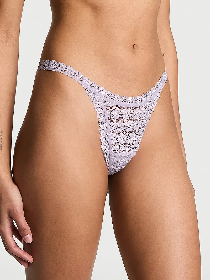 Lace String Thong Panty