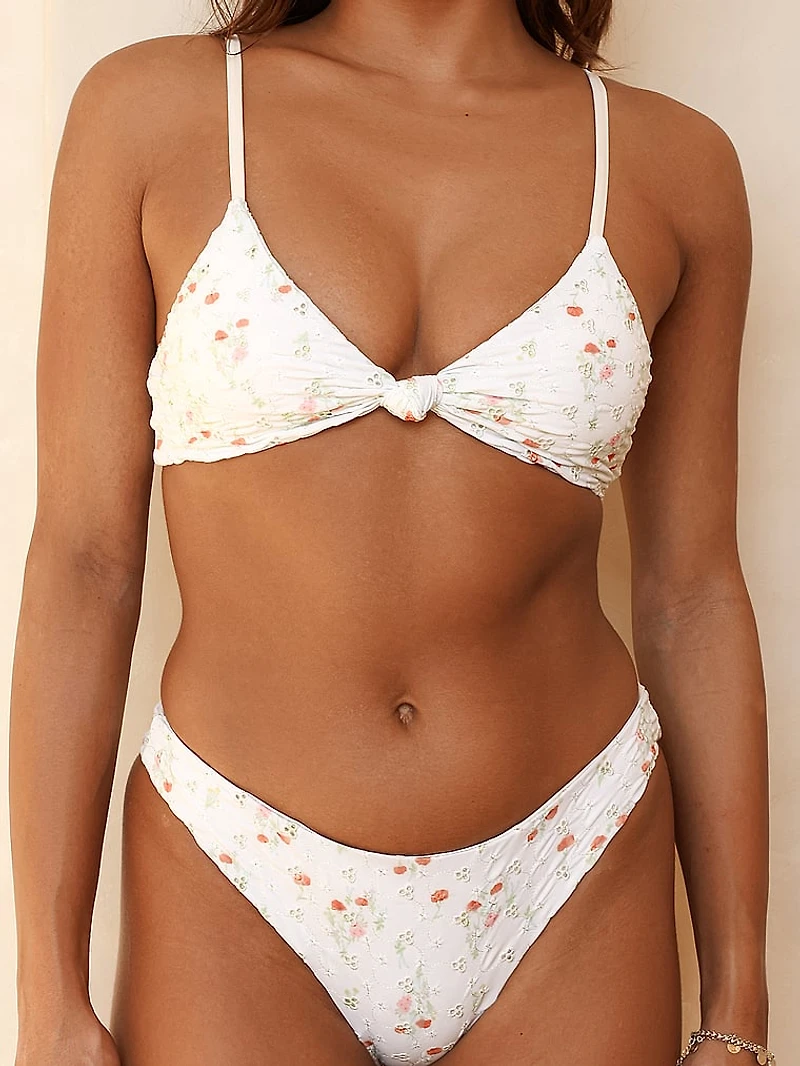 Nocturnal Floral Bikini Bottom