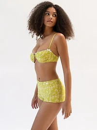 Ines Textured Bikini Top