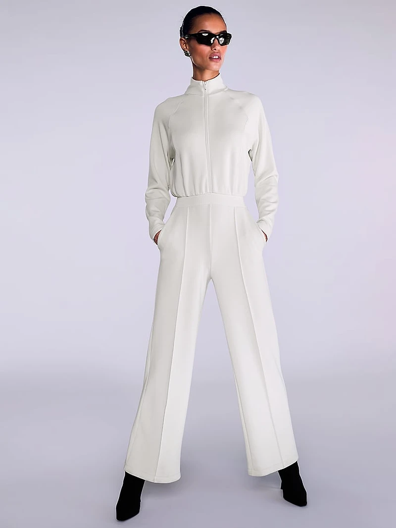 VSX Featherweight Knit Front- Zip Jumpsuit