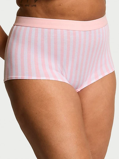 Logo Cotton Boyshort Panty
