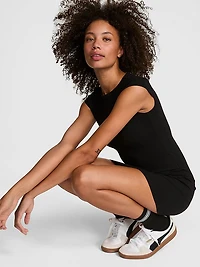 All-Day Soft Ribbed Bodycon Dress