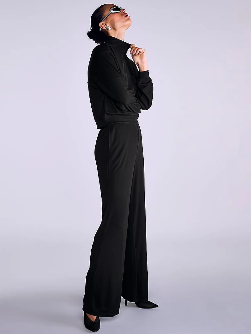 VSX Featherweight Ribbed Knit Wide-Leg Pant