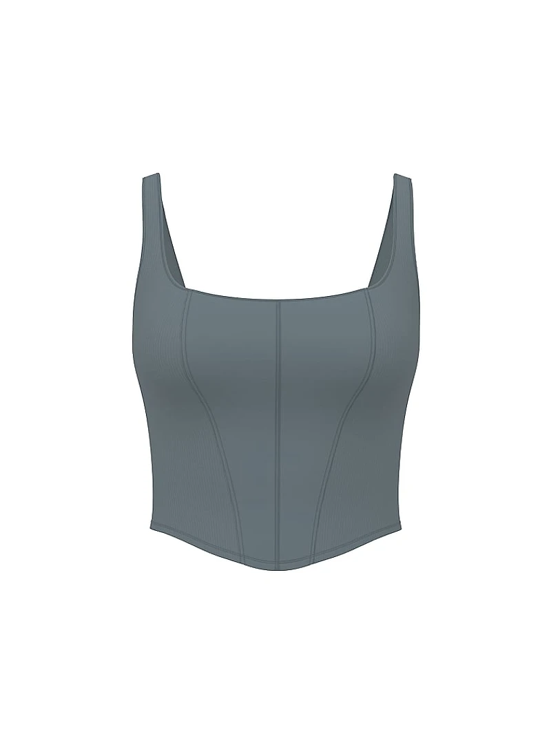 Featherweight Knit Corset Tank Top