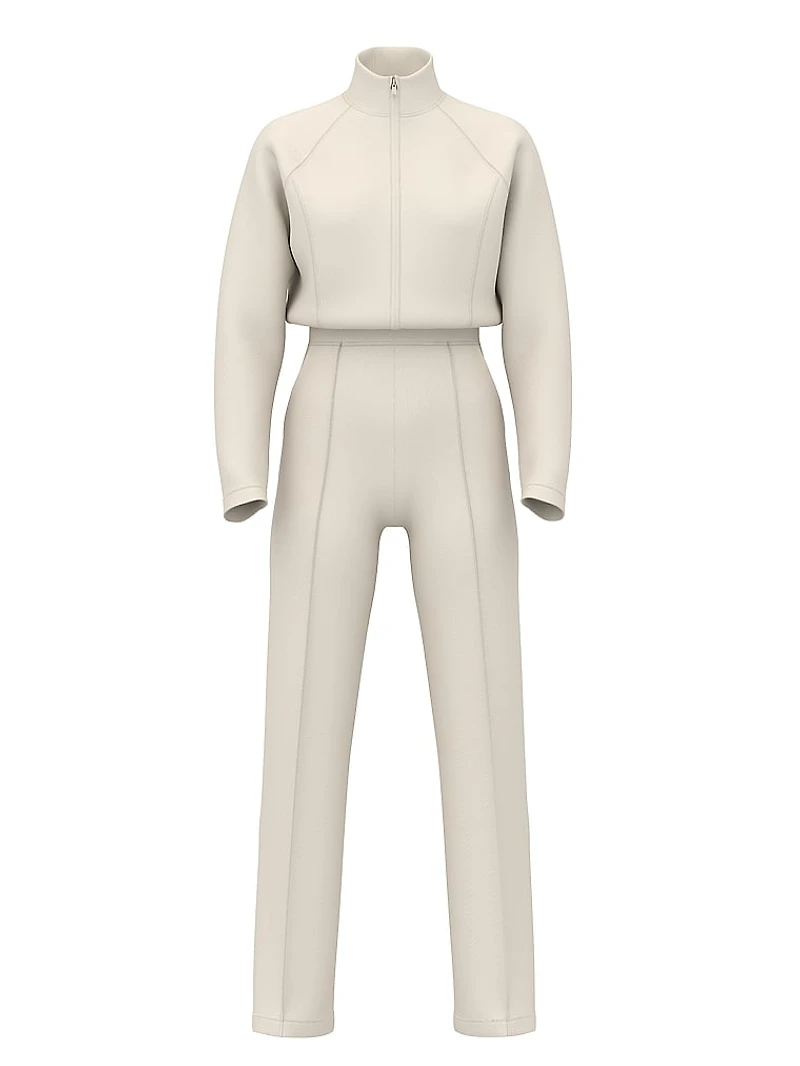 VSX Featherweight Knit Front- Zip Jumpsuit