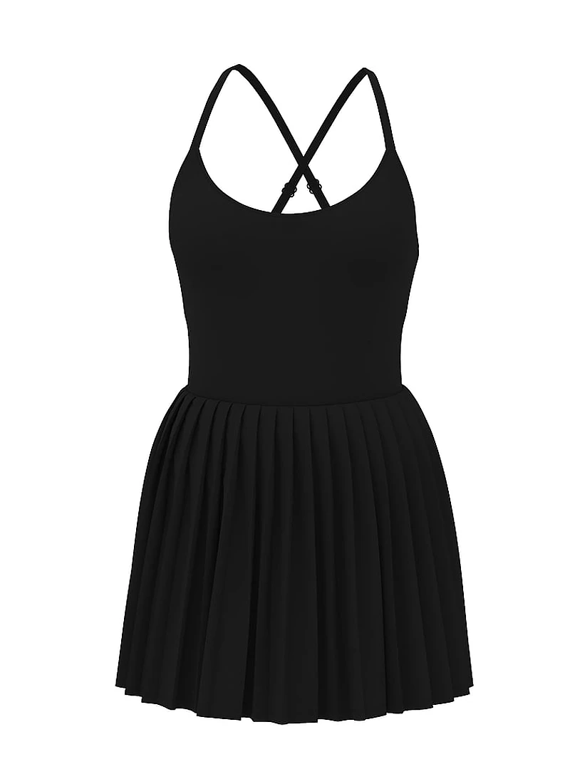 Tech Woven Pleated Tennis Dress