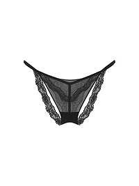 Sheer Shine Rose  String Bikini Panty