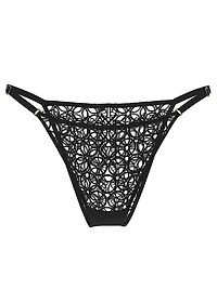Geo Daisy Lace Adjustable Brazilian Panty