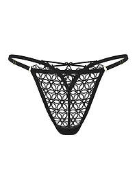 Geo Daisy Lace Adjustable V-String Panty