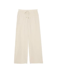 Beachwear Linen Wide-Leg Pants