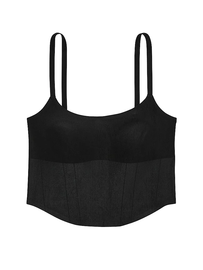 Shapewear by Victoria SmoothingShimmer™ Cinched Tank Top