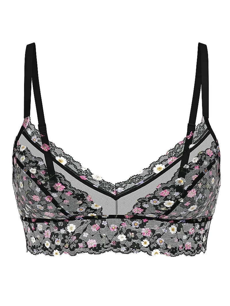 Daisy Lace Curvy Bralette