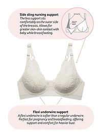 Warrior Plunge Flexiwire Nursing Bra