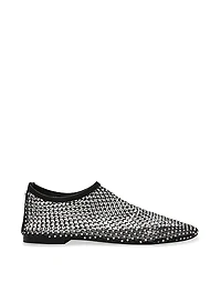 Mino-R Mesh Rhinestone Flats