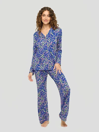 Bella Long Sleeve Top & Pant Pajama Set