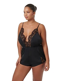 Genevieve Satin Teddy