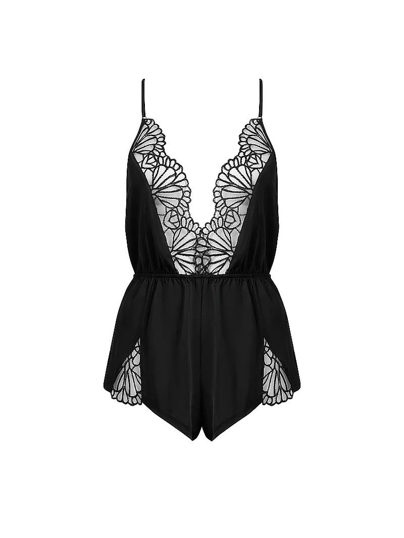 Genevieve Satin Teddy