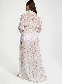 Wildflower Chiffon Long Robe