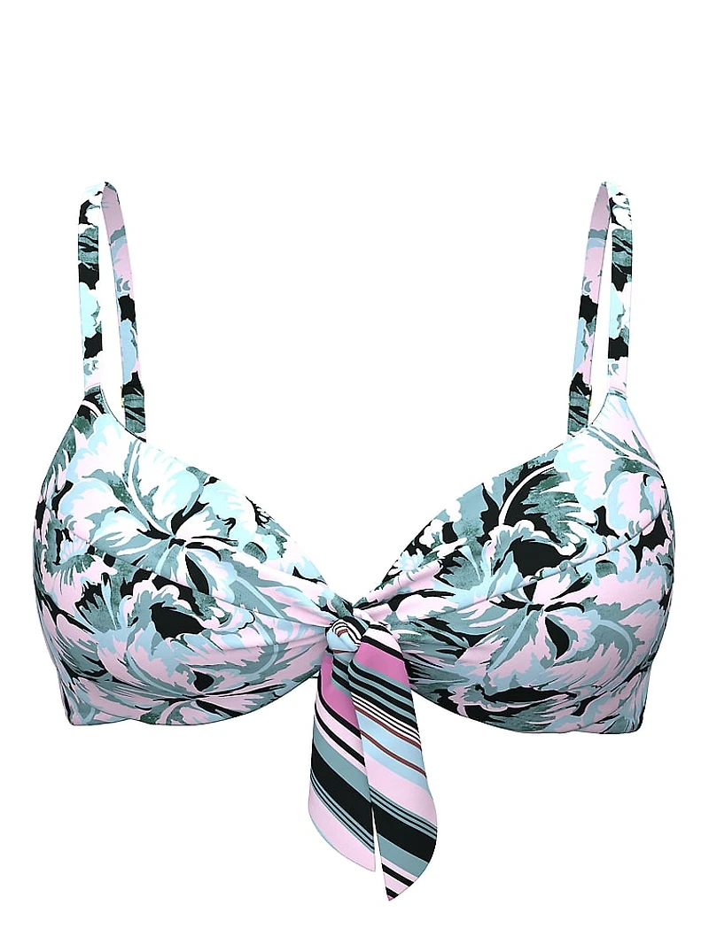 Boho Beach Twist Push-Up Bikini Top