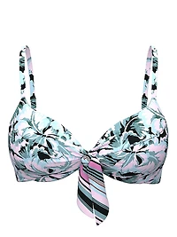 Boho Beach Twist Push-Up Bikini Top