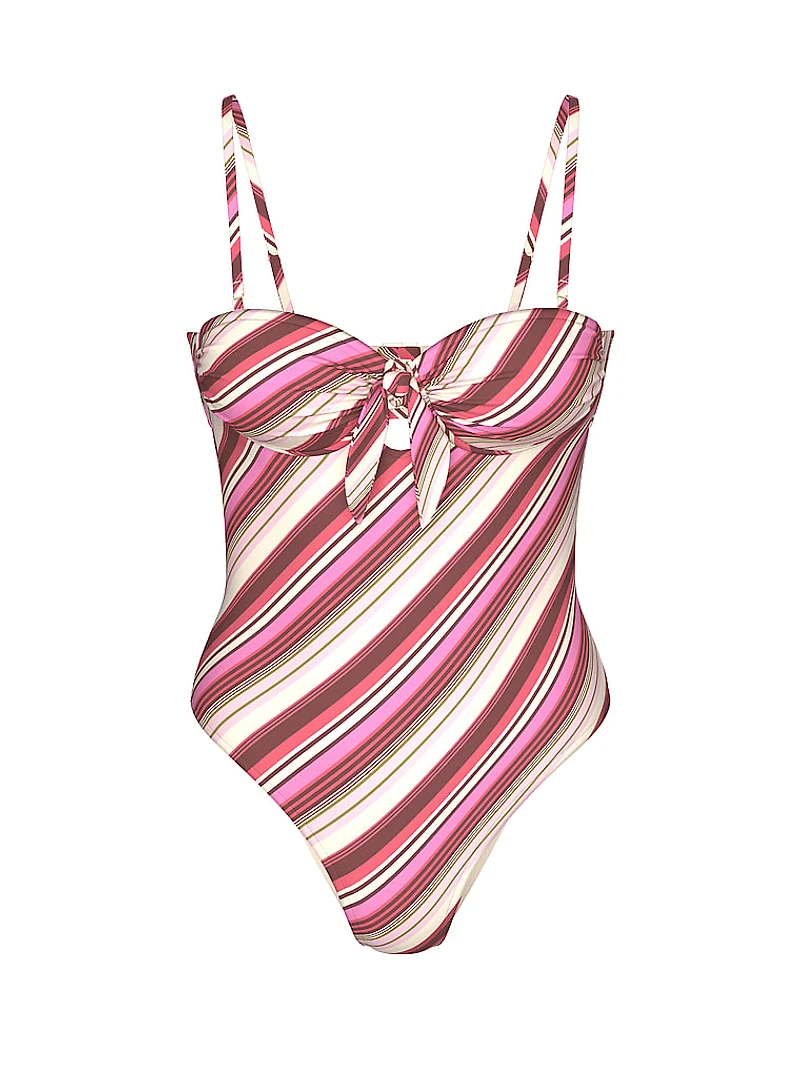 Boho Beach Push-Up Cheeky One-Piece Swimsuit