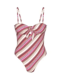Boho Beach Push-Up Cheeky One-Piece Swimsuit