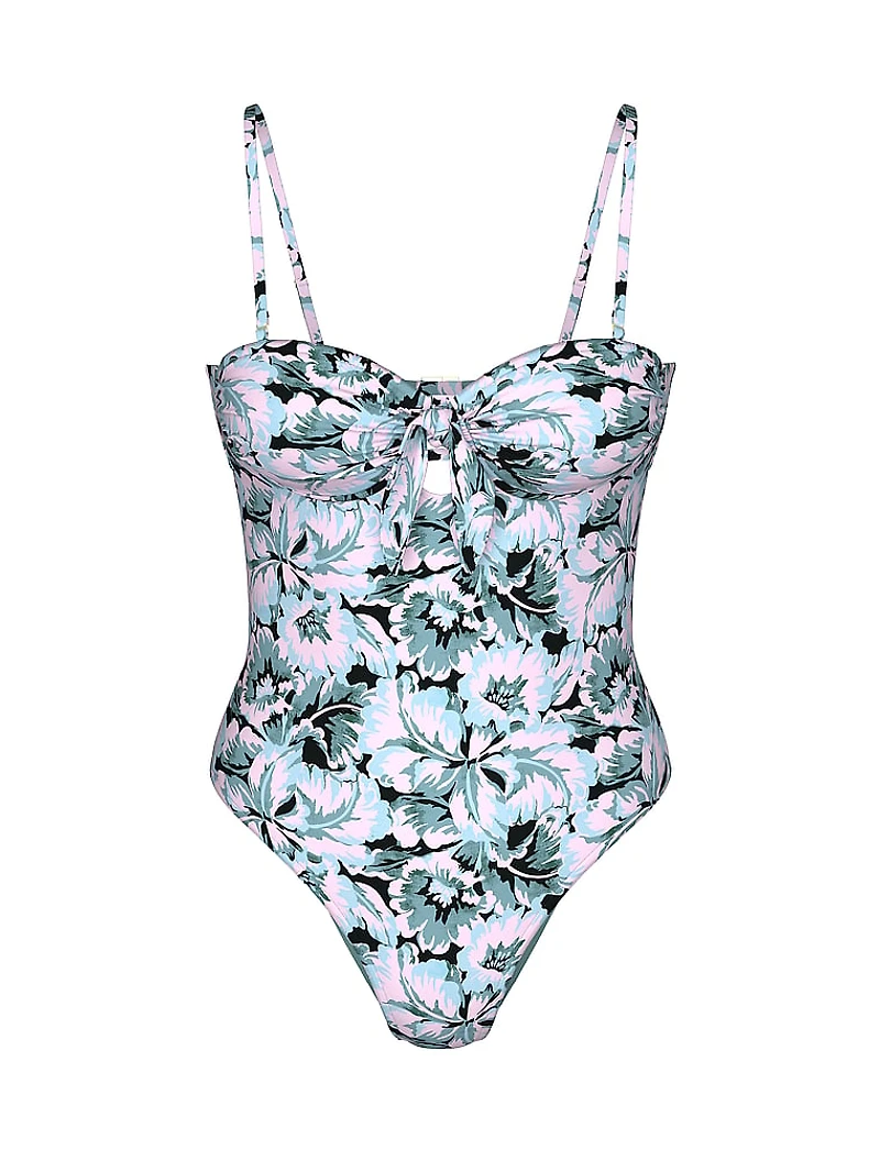 Boho Beach Push-Up Cheeky One-Piece Swimsuit