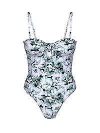 Boho Beach Push-Up Cheeky One-Piece Swimsuit