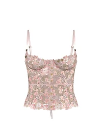 Atelier Victoria's Secret Enchanted Garden Embroidery Corset Top