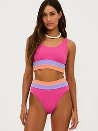 Heidi Metallic Bikini Bottom