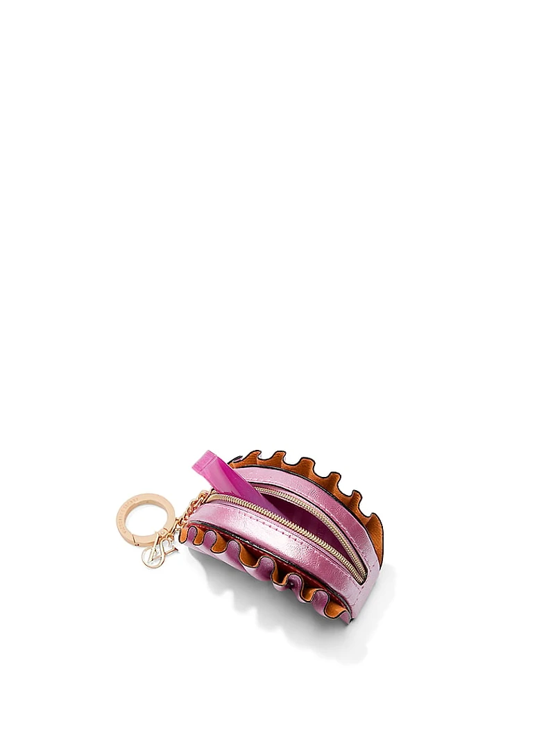 Gold Shell Coin Purse Keychain