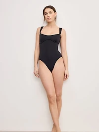Compression Sweetheart One-Piece Swimsuit