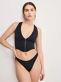 Compression Zip Up Support Top