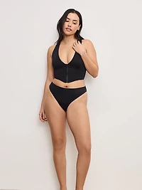 Compression Zip Up Support Top