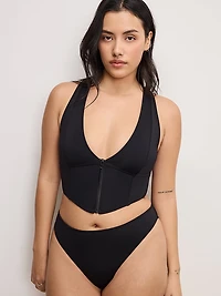 Compression Zip Up Support Top